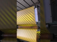 चेतावनी टेप पीवीसी ग्राउंड पहचान टेप पीले काले रंग का