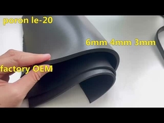 PORON LE-20 ब्लैक 3 मिमी पॉलीयूरेथेन फोम ध्वनि प्रतिरोधी सदमे प्रतिरोधी