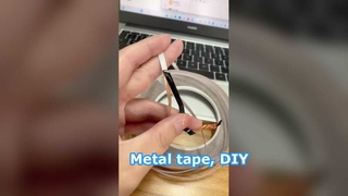 परफेक्ट स्टेन्ड ग्लास और सोल्डर प्रोजेक्ट्स के लिए प्रोफेशनल 0.05-0.18 मिमी ब्लैक बैक्ड कॉपर फ़ॉइल टेप