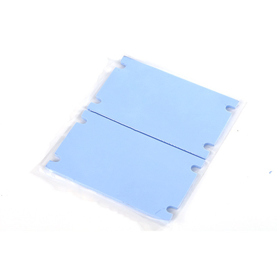 खरीदें 0.3~10mm 2.5W/m·K ब्लू कलर एलईडी लाइट आइसोलेशन सिलिकॉन शीट online manufacture