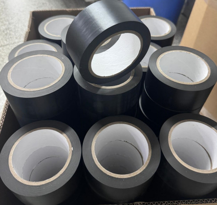खरीदें जलरोधी और रिसाव मरम्मत पाइप लपेटने के लिए काला पीवीसी डक्ट टेप online manufacture