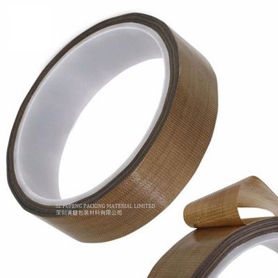 खरीदें 80 माइक्रोन RoHS उच्च अस्थायी PTFE टेप, PTFE ग्लास क्लॉथ टेप ऑनलाइन निर्माण