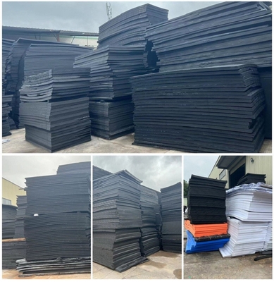 उच्च घनत्व कुशनिंग झटके अवशोषण फोम ब्लॉक आकार 30 MM X 1000 MM X 1000 MM