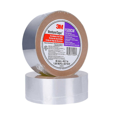 3m 1520CW एल्यूमीनियम पन्नी टेप 0.08mm मोटी थर्मल चालक टेप