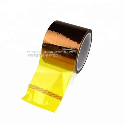 Kapton उच्च तापमान टेप 0.06mm Kapton Polyimide टेप Polyimide फिल्म चिपकने वाला टेप: