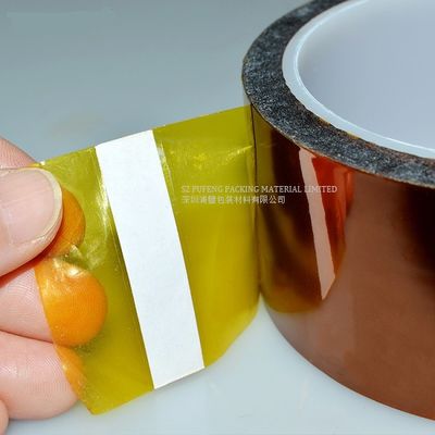 डाई-कटिंग 0.075 मिमी इलेक्ट्रॉनिक पॉलीमाइड कैप्टन टेप हीट प्रतिरोध