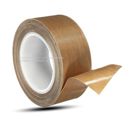गर्मी प्रतिरोध 0.18 मिमी PTFE चिपकने वाला पैकिंग टेप, RoHS शीसे रेशा स्वयं चिपकने वाला टेप: