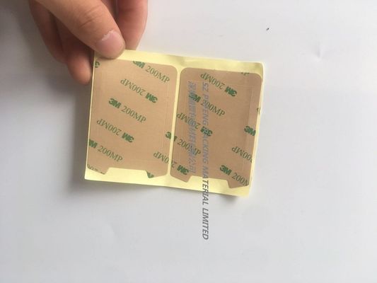 पीला 55m पॉलिएस्टर 0.17mm 3M डबल पक्षीय फोम टेप